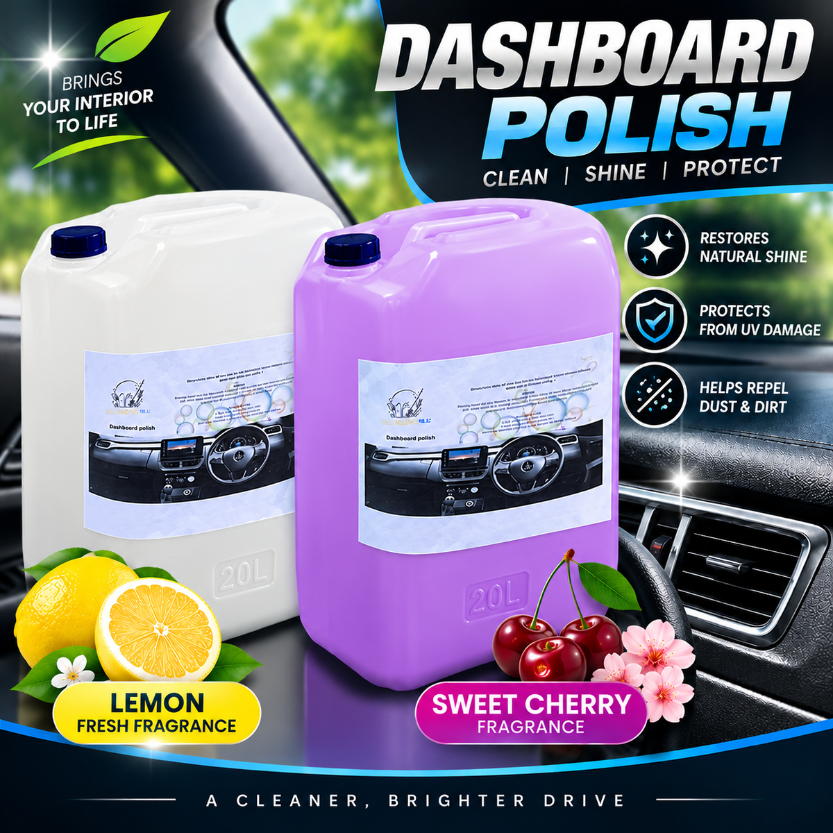 20L-Car Dashboard polish (Liquid)