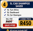 5L Car Shampoo Saver Combo